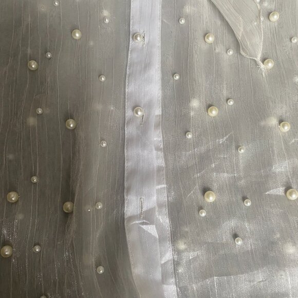 CHANEL BOUTIQUE PEARL TIE NECK BLOUSE - Picture 4 of 6